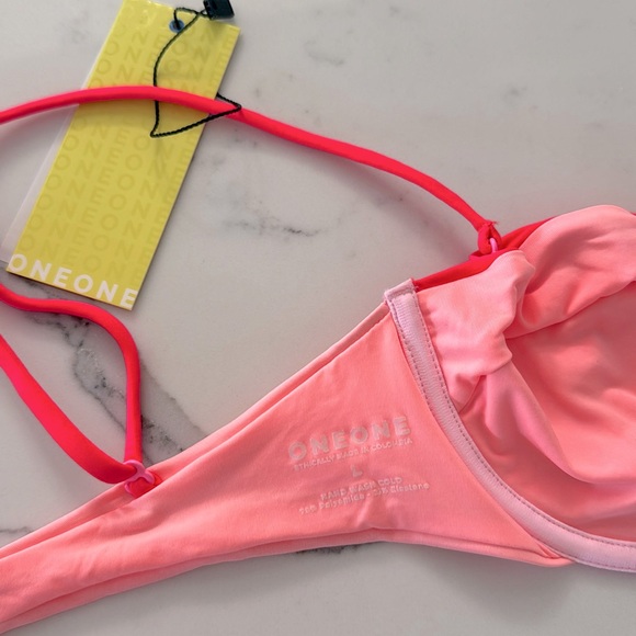 ONEONE SWIM | Bikini Top & Bottom | Size: Large - Picture 4 of 12
